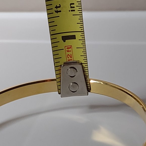 Gold Tone Napier Bangle - Picture 8 of 11